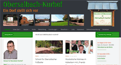 Desktop Screenshot of obersalbach-kurhof.de