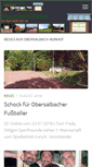 Mobile Screenshot of obersalbach-kurhof.de